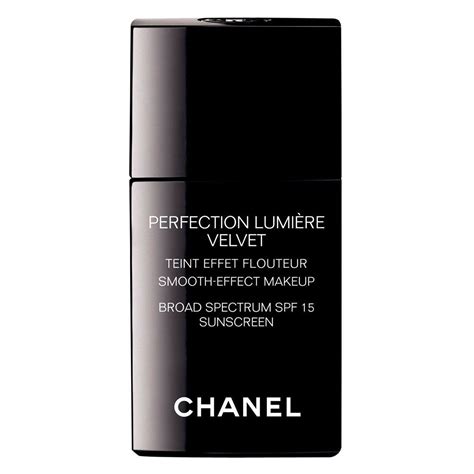 chanel perfection lumiere velvet smooth effect makeup spf 15|Chanel velvet foundation 10 beige.